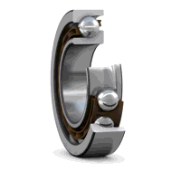 7207-B-2RS Dunlop Sealed Dunlop Single Row Angular Contact Ball Bearing 35mm x 72mm x 17mm